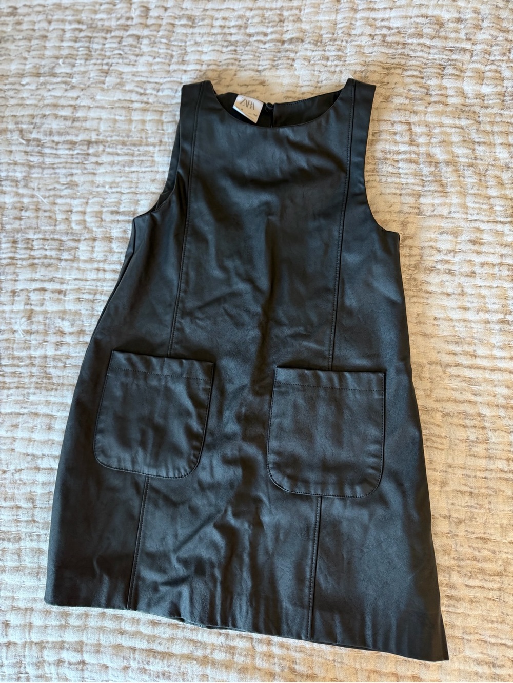 ZARA Faux Leather Dress